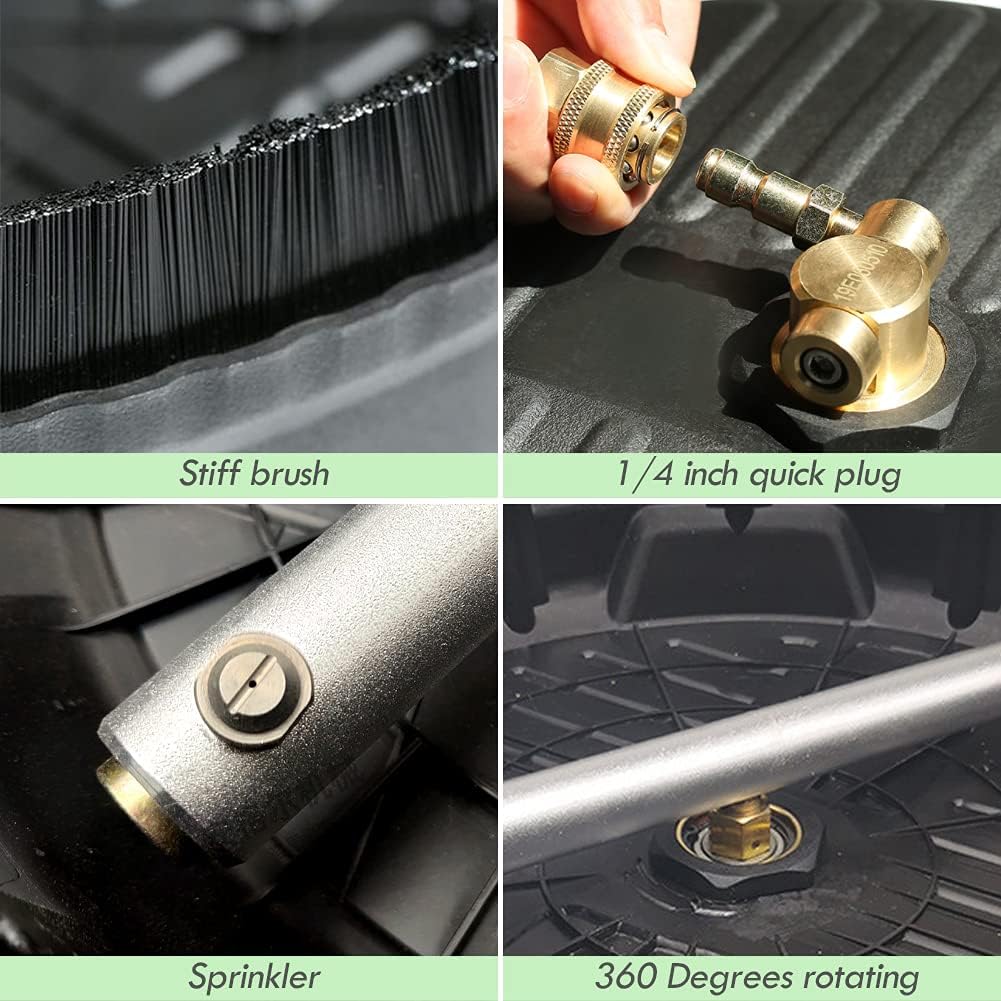 15-Inch Pressure Washer Surface Cleaner - Quick and Simple Assembly