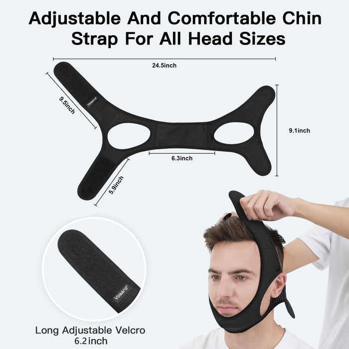 Comfortable Chin Strap for Quiet and Restful Sleep