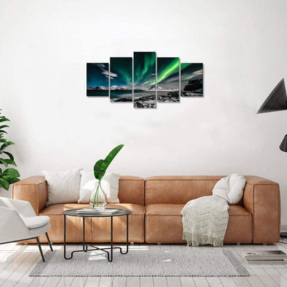 Stunning 5-Piece Coastal Canvas Art Set for Home Décor