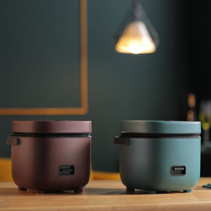 Compact 1.2L Rice Cooker with Steamer and One-Touch Control
