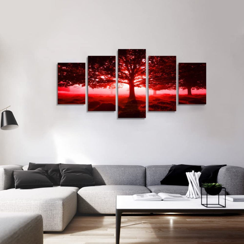 Vibrant 5-Piece Canvas Art Set for Stunning Home Décor