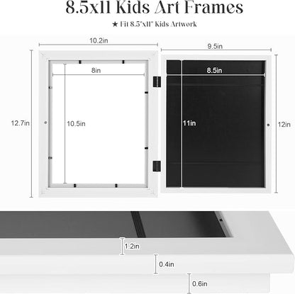 Magnetic Frame for Creative Display of Children's Artwork