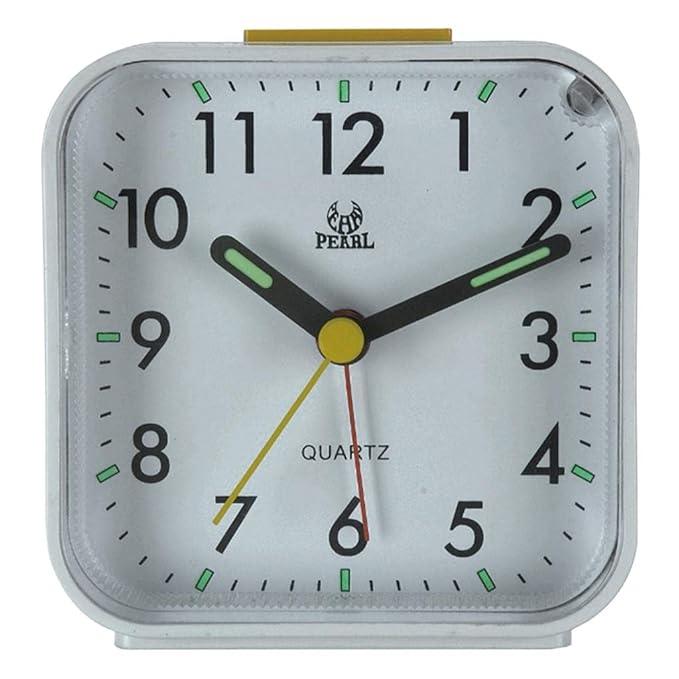 Non-Ticking Alarm Clock with Gentle Wake-Up Light and Snooze Feature