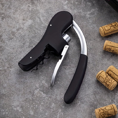 Effortless Wine Opener with Lever Action & Ergonomic Grip