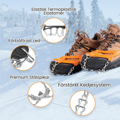 Non-Slip Traction Aids for Walking on Ice, Snow, and Mud