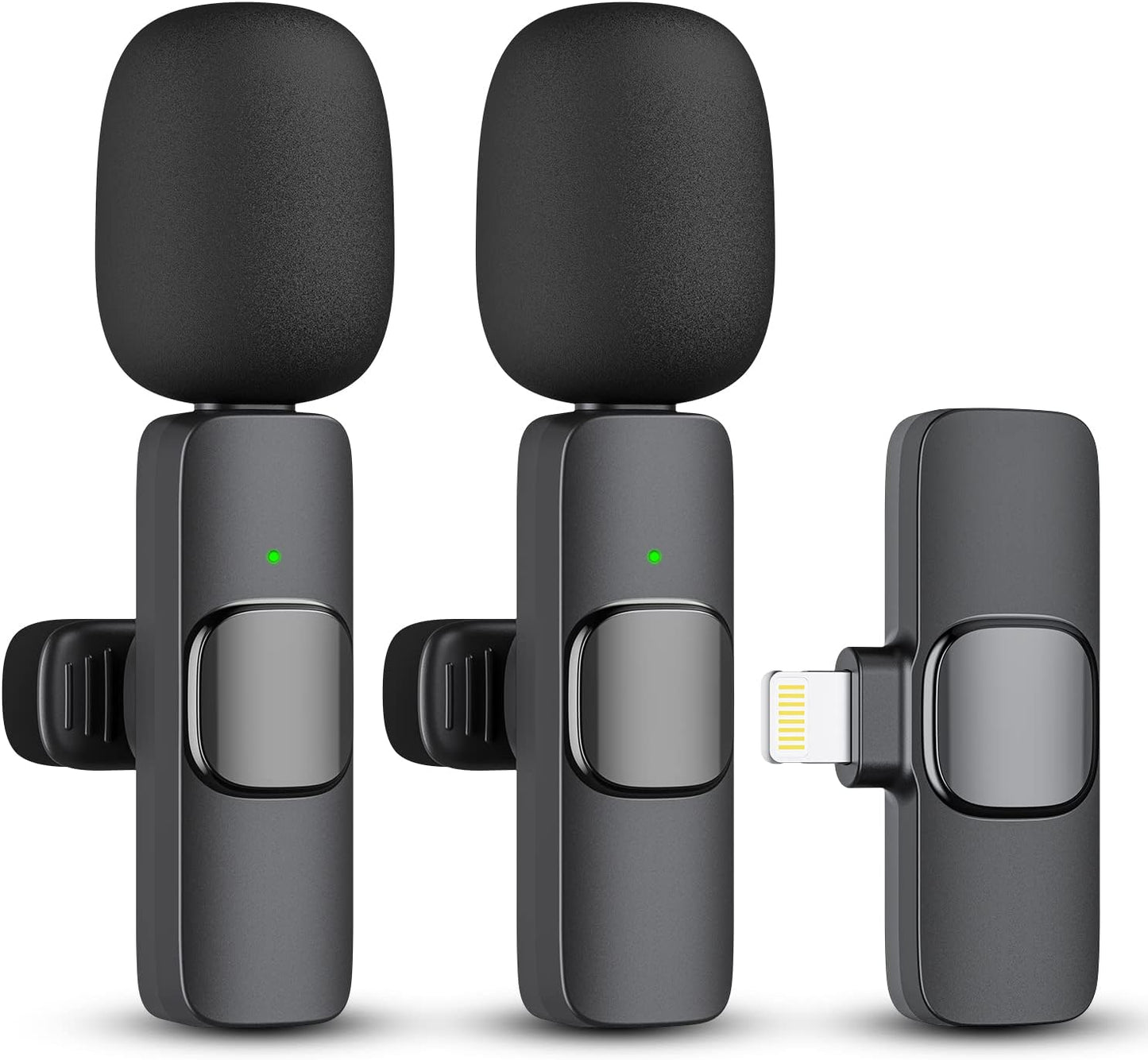 Dual Wireless Microphones for iPhone & iPad - Perfect for Creators