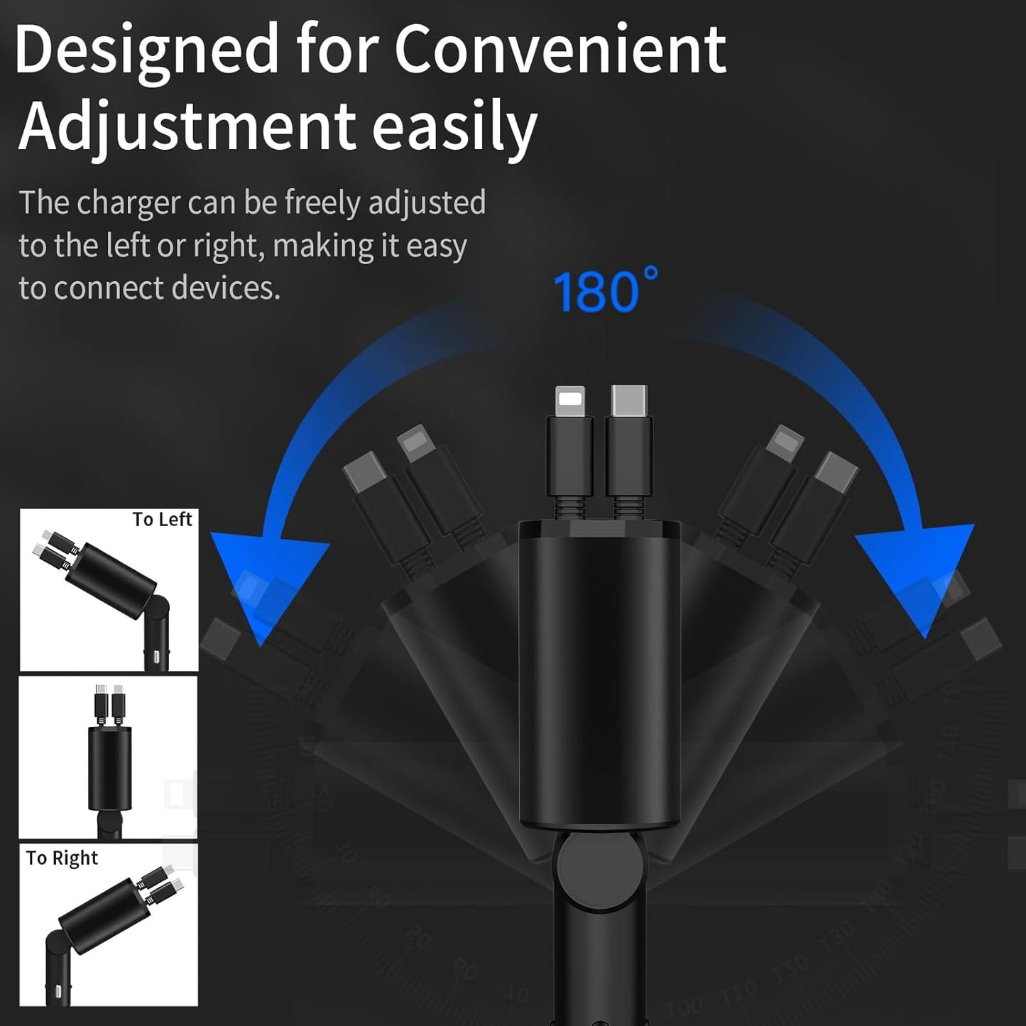 4-in-1 Fast Car Charger - 50% Off Today Only