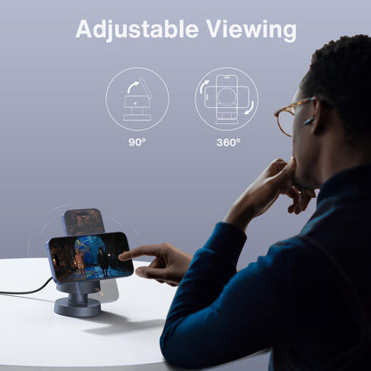 Fast Charging Station for 4 Devices – Tangle-Free Cable Management