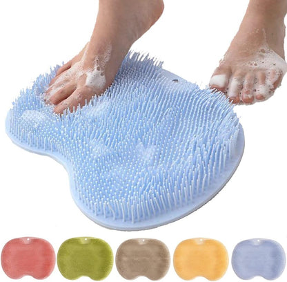 Silicone Foot Care Mat with Suction Cups | Relaxing Massage Brush for Shower