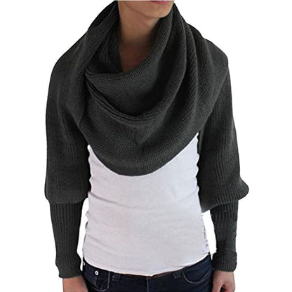 Large Winter Scarf - Versatile Knit Blanket and Long Shawl