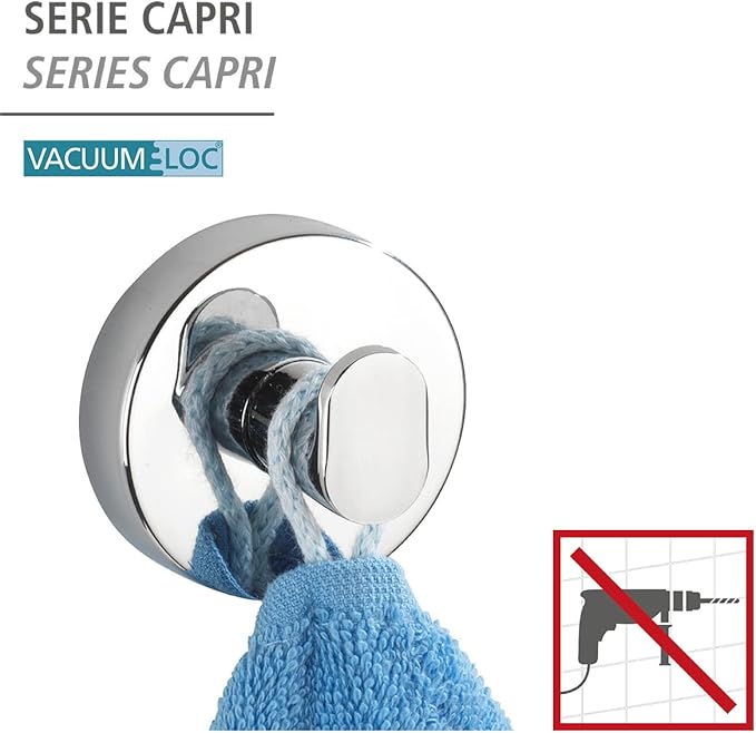 Duo Wall Hooks with Vacuum-Loc – Strong Mounting for Bathroom & Kitchen