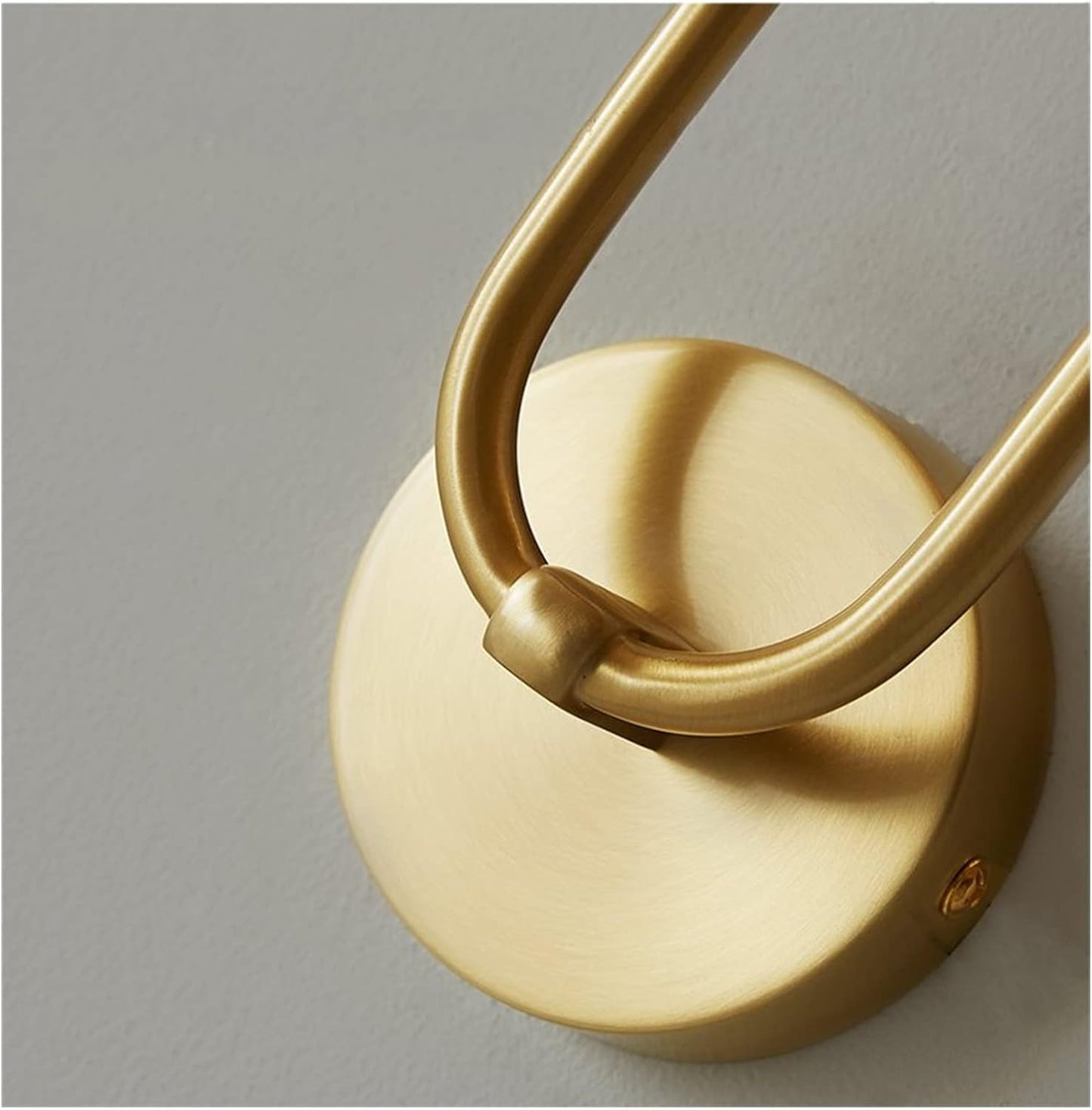 Set of Gold LED Wall Lights for Living Rooms and Hallways