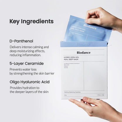 AquaGlow Overnight Hydrogel Mask - Deep Hydration for Radiant Skin (34g, 4 Pack)