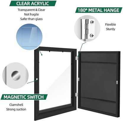Magnetic Frame for Creative Display of Children's Artwork