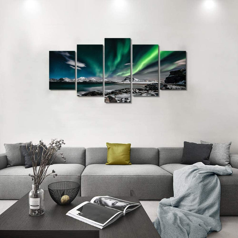 Stunning 5-Piece Coastal Canvas Art Set for Home Décor