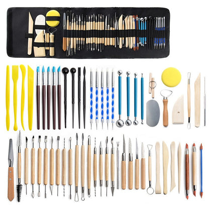 Sculpting Tools for Pottery and Clay Art