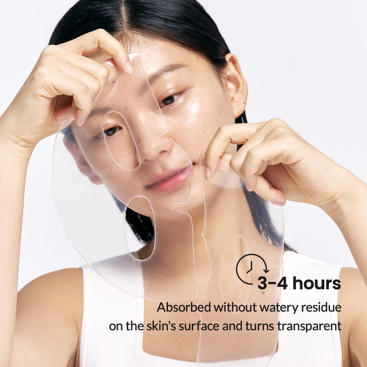 AquaGlow Overnight Hydrogel Mask - Deep Hydration for Radiant Skin (34g, 4 Pack)