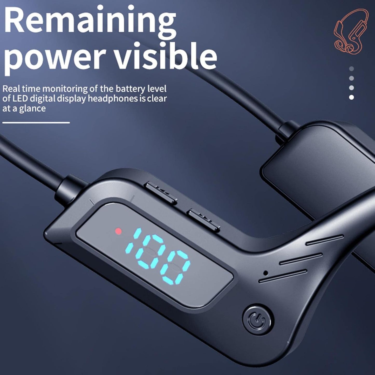 Wireless Open-Ear Headphones Featuring Bone Conduction Technology