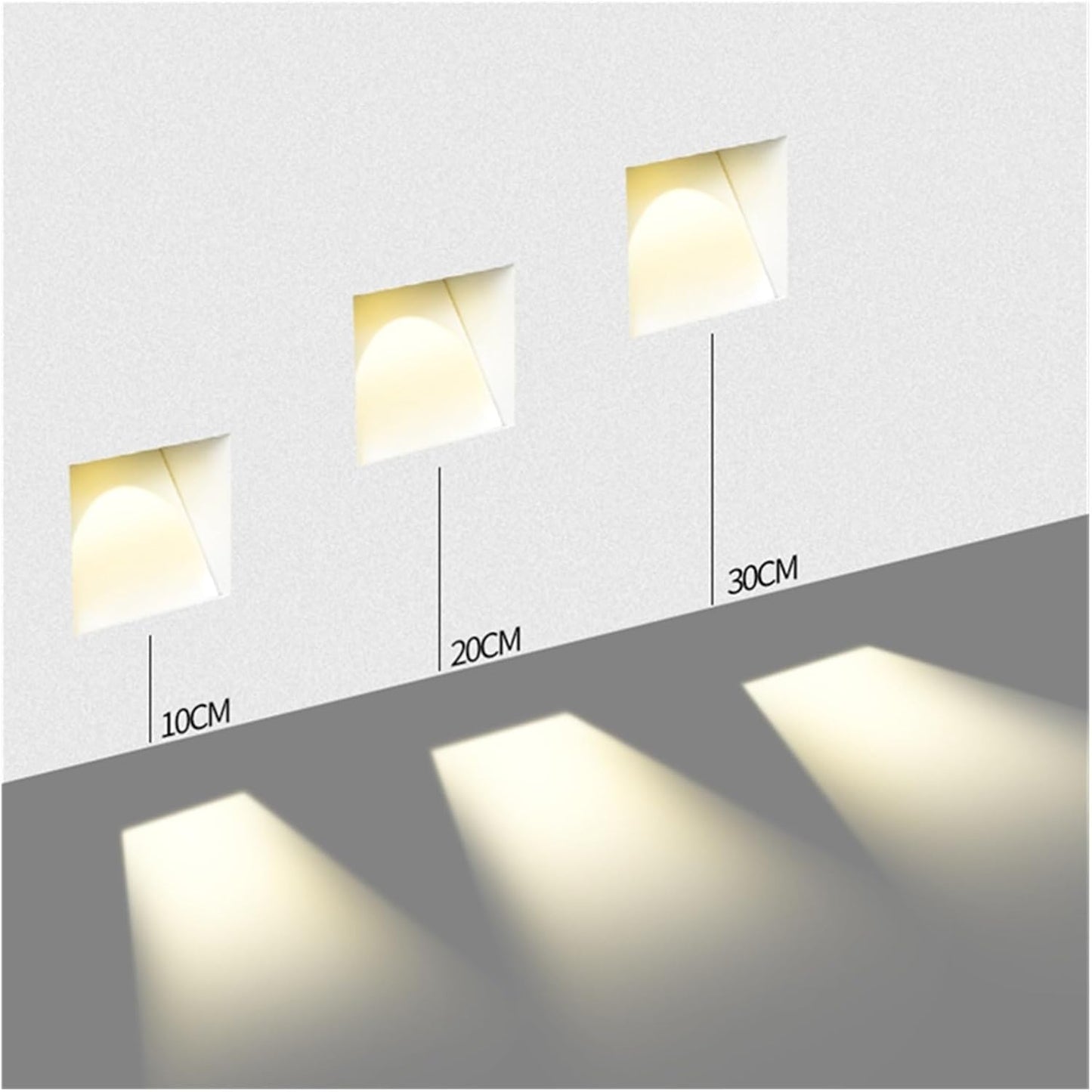 LED Wall Light for Stairs - Frameless Stainless Steel Design