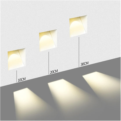 LED Wall Light for Stairs - Frameless Stainless Steel Design