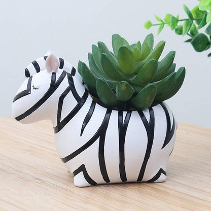Collection of Playful Animal-Themed Planters
