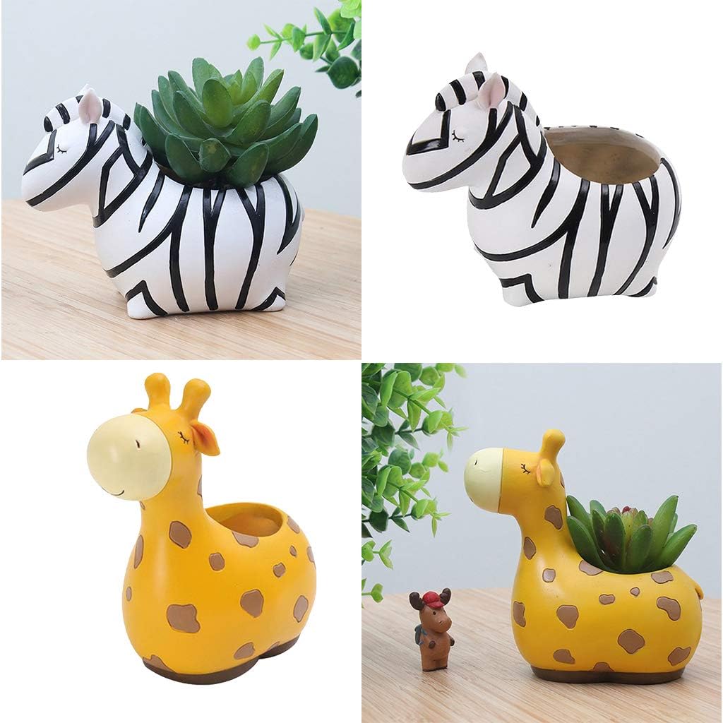 Collection of Playful Animal-Themed Planters