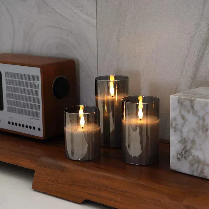 LED Candles with Realistic Flame Effect for Safe Ambient Illumination