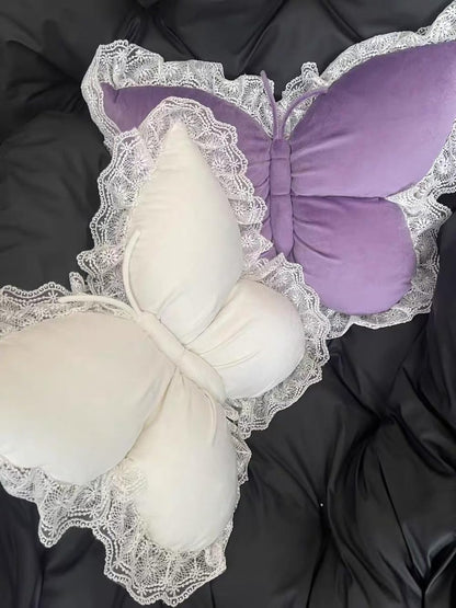 Charming Butterfly Accent Pillow for Enchanting Spaces