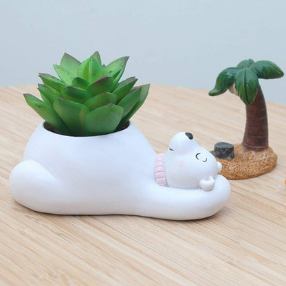 Collection of Playful Animal-Themed Planters