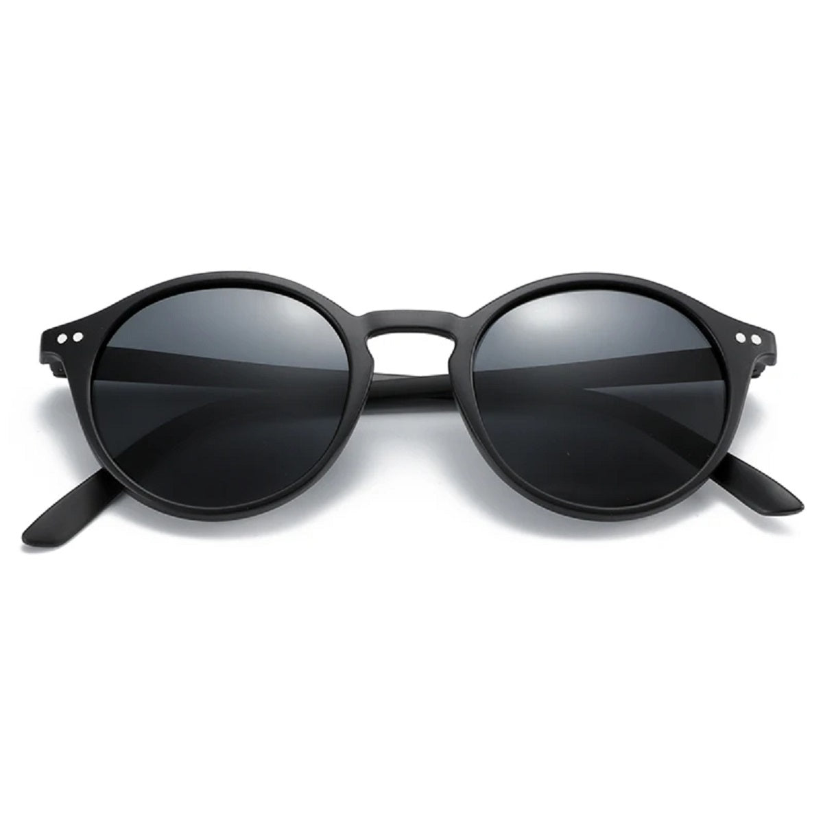 Unisex Round Polarized Sunglasses in Vintage Retro Style
