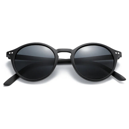 Unisex Round Polarized Sunglasses in Vintage Retro Style