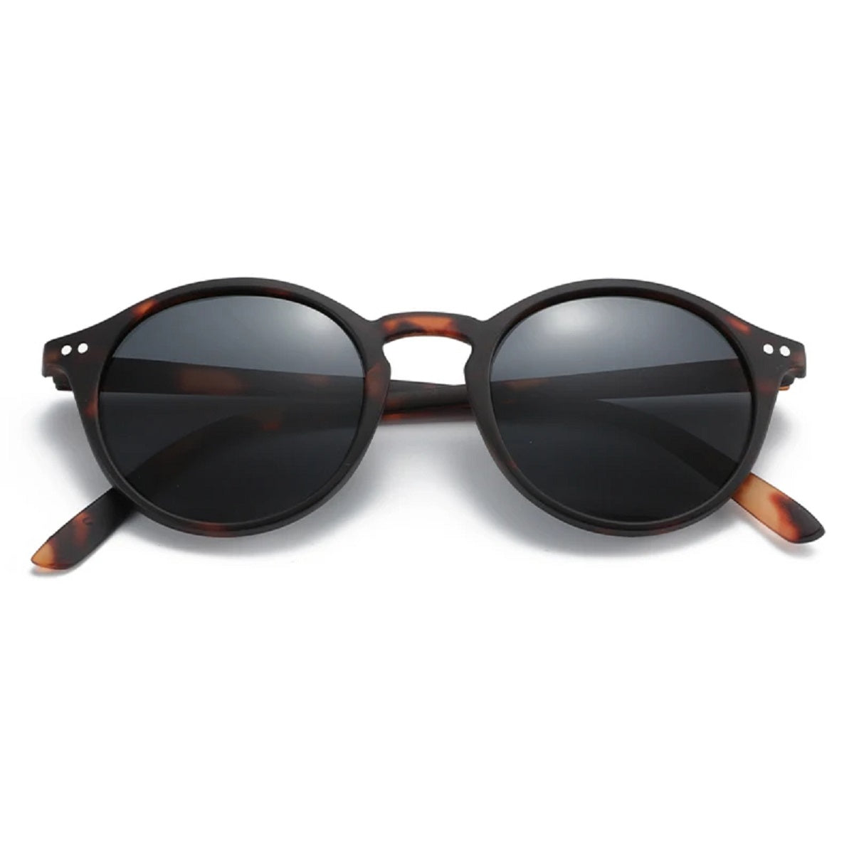 Unisex Round Polarized Sunglasses in Vintage Retro Style