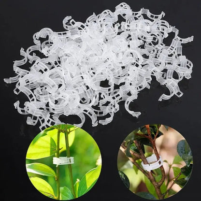 Garden Support Clips – Secure Stems Without Damage | 1-Inch Diameter, Open for Airflow | Reusable