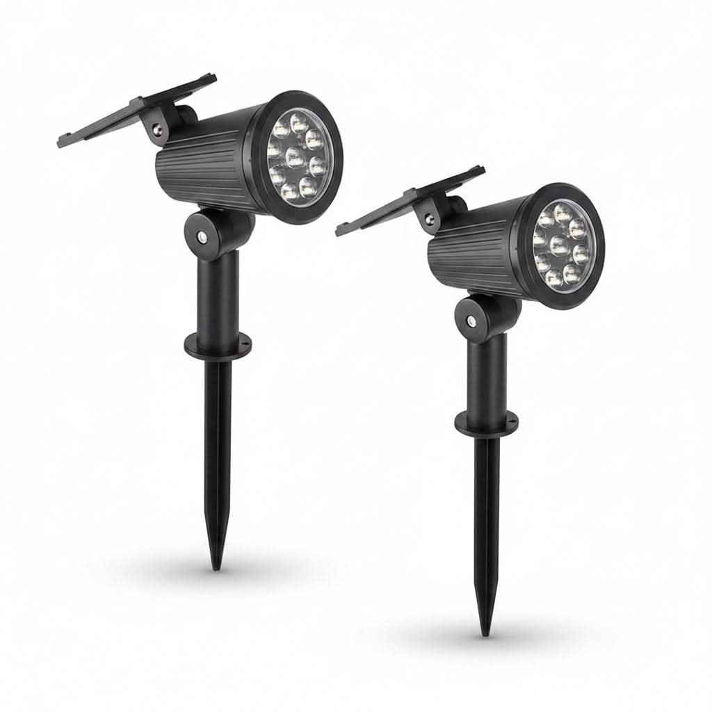 RGB Solar Spotlights for Trees and Outdoor Decoration – Set of 2