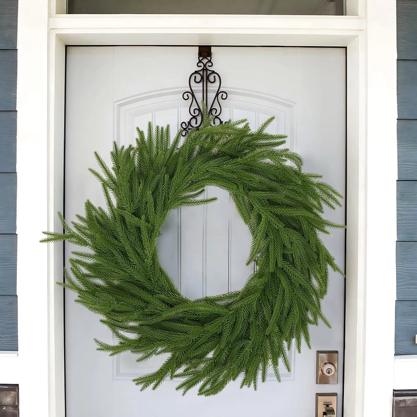 180 cm Artificial Norfolk Pine Christmas Garland | Realistic Holiday Decoration for Fireplace and Table