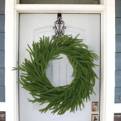 180 cm Artificial Norfolk Pine Christmas Garland | Realistic Holiday Decoration for Fireplace and Table
