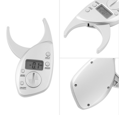 Digital Body Fat Caliper with LCD Display – Skinfold Measurement Tool