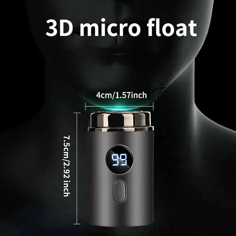 Compact Electric Shaver for Smooth Skin on the Go