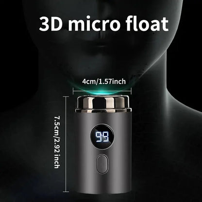 Compact Electric Shaver for Smooth Skin on the Go