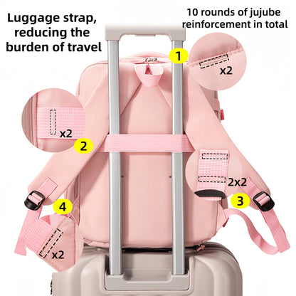 Spacious Travel Backpack with Dedicated Shoe Storage
