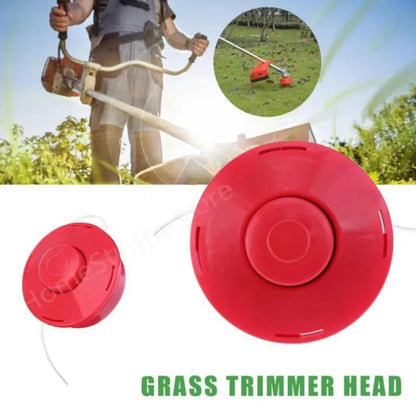 Universal Trimmer Head for Lawn Mowers – Replacement for Grass Trimmers, Durable Plastic, Ø 11×7.5 cm