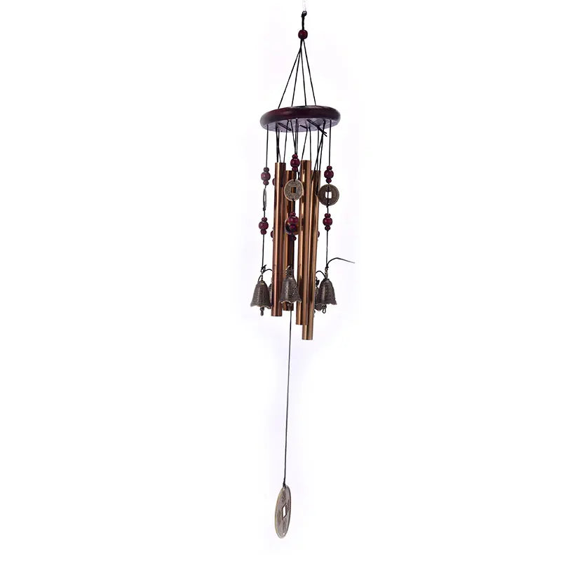 Large Wind Chime with Hollow Metal Tubes & Bells for Garden, Balcony, Patio Decor