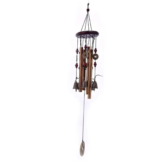 Large Wind Chime with Hollow Metal Tubes & Bells for Garden, Balcony, Patio Decor