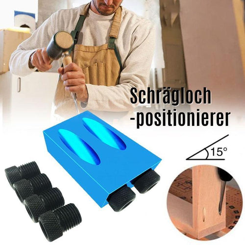 Jig for Perfect 15° Drill Holes for Stronger Wood Joints Every Time