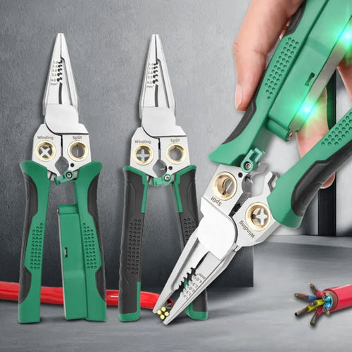 Versatile 8-in-1 Wire Stripper and Cutter Tool