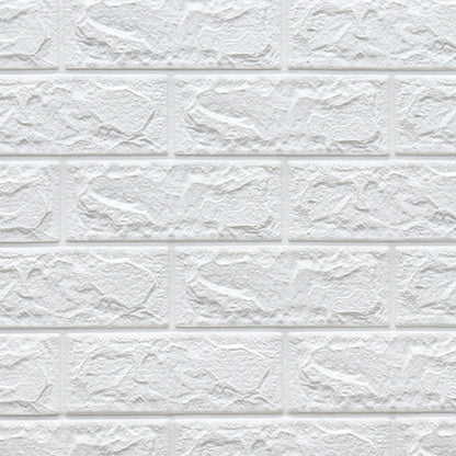 3D Foam Wall Panel in Faux Brick Design for Living Room – Waterproof Peel and Stick