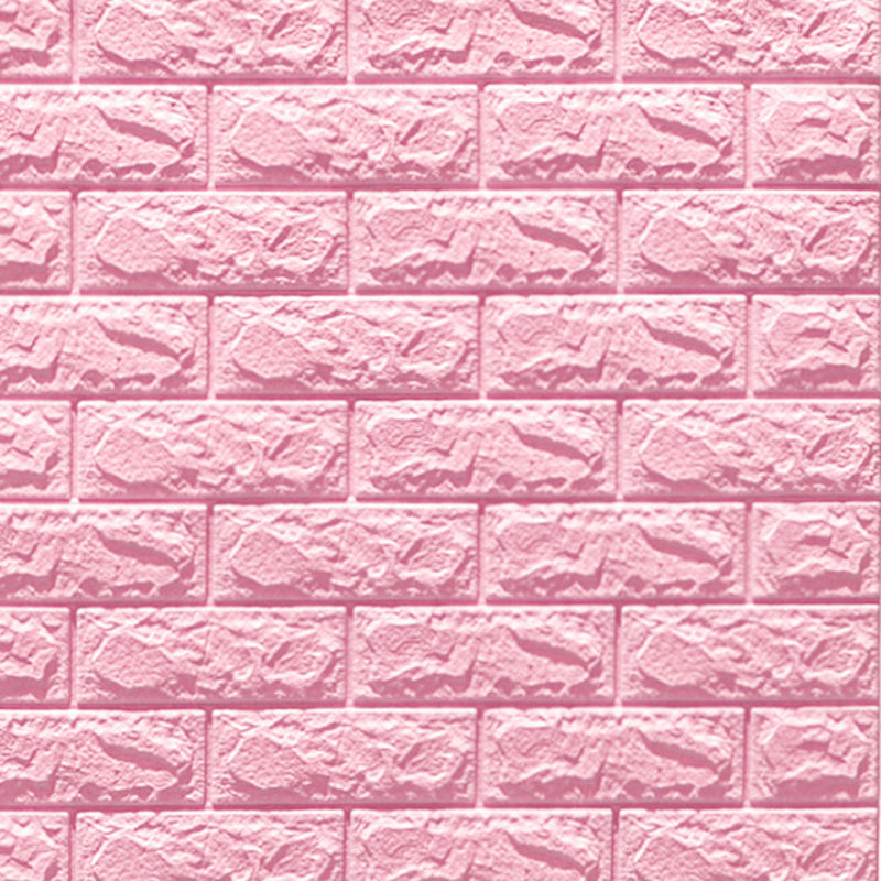 3D Foam Wall Panel in Faux Brick Design for Living Room – Waterproof Peel and Stick