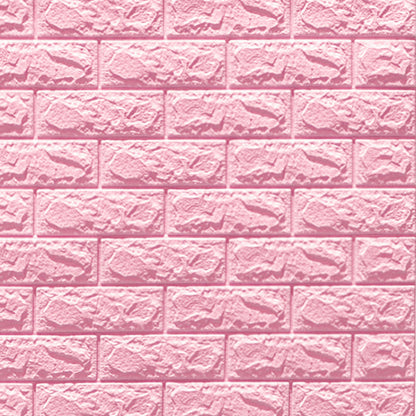 3D Foam Wall Panel in Faux Brick Design for Living Room – Waterproof Peel and Stick