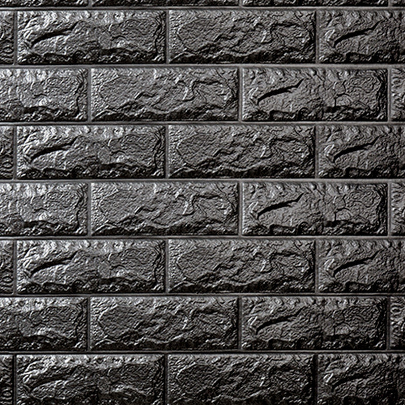 3D Foam Wall Panel in Faux Brick Design for Living Room – Waterproof Peel and Stick