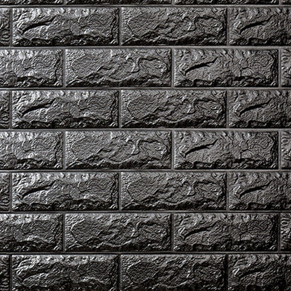 3D Foam Wall Panel in Faux Brick Design for Living Room – Waterproof Peel and Stick